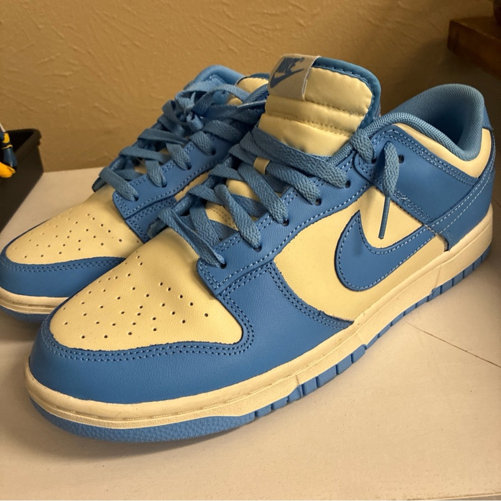 Nike Kids Sky Blue and Cream Sneakers